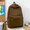 Mochilas Nuevas de Ante para Otoño e Invierno para Hombres y Mujeres, Bolsas Escolares para Estudiantes Universitarios, Bolsos Retro de Color Sólido de Moda de Gran Capacidad