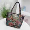 Comercio Exterior al por Mayor Nuevo Bolso Étnico de Elefante Matai para Mujer Bolso de Mano Simple para el Trabajo Bolso de Lona Bordado Bolso Pequeño Transfronterizo