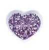 K9 Nuevo Super Flash Fondo Plano Morado Diamante Triturado Montón de Diamantes Calafateo de Diamante Corte 33 Joyería para Uñas Morada