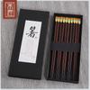 Hashis de madeira pontiagudos estilo japonês, hashis de madeira criativos, hashis personalizados para unhas, conjunto de hashis para sushi para uso em hotéis e residências