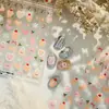 Elemento de Punto Elástico Pegatinas Navideñas para Uñas Ts4217 Guantes Estéreo Lindos Pegatinas para Uñas de Lazo Corazón