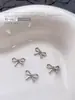 Acessórios Populares Transfronteiriços para Nail Art Laço Branco K, Fitas Versáteis Tridimensionais de Gravata Borboleta de Metal Peças para Decoração de Unhas DIY