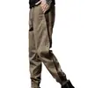 Pantalones Cargo Estilo Americano para Hombre, Marca Trendy de Primavera, Pantalones Jogger Sueltos Casuales, Diseño Elegante, Pantalones Harem con Parches de Nicho