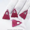 Exquisitos Accesorios Decorativos, Llavero Creativo con Puntos Dorados y Polvo Brillante, Colgante de Bolso Coreano de Helado para DIY