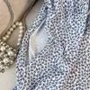 Vestido Francés para Mujer en Verano, Estilo Nuevo, de Alta Gama y Súper Bonito, Estilo Platycodon, Falda Larga Floral de Hada, Ceñidor de Cintura