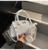 Bolso de Almohada Popular Portátil Transfronterizo para Mujer Primavera 2025 Nuevo Bolso de Hombro Cruzado Simple con Lazo Dulce para Viajar
