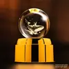 Luz Noturna de Planeta com Bola de Cristal Giratória Enfeites Criativos para Mesa Artesanato Feng Shui Presentes para Professores Novos Produtos Transfronteiriços