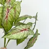 Folhas Artificiais de Calathea e Plantas Monstera Transfronteiriças, Ornamentos de Plantas Tropicais Verdes para Decoração de Casa, Adereços para Atacado