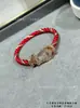 Pulseira Fred fivela de ferradura pulseira de fio vermelho fivela de oito fivela náutica pulseira de ouro ouro rosa platina diamante