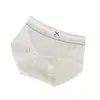 Calcinhas Infantis 5140 Fair Isle Color-Blocking Estampadas 100% Algodão, Cintura Média, Confortáveis, Ajustadas ao Corpo, Triângulo de Algodão Puro Antibacteriano na Virilha 10A