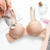 Comércio exterior novo calcinha brilhante feminina push up seios pequenos especial verão sem fio ajustável coleta de seios sutiã respirável
