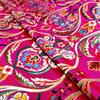 Tela Cheongsam de Seda Bordada Embalaje Tela Brocada Anillo Flor Seda Boda Bordado Tela