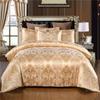 Ropa de cama Jacquard Europeo Funda de edredón Juego de ropa de cama Jacquard de tres piezas King
