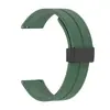 Aplicável a smartwatches Huawei e Samsung com fechos magnéticos fortes de silicone universais de 20mm/22mm para desmontagem.