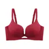 Douyin Senos Pequeños Parecen Más Grandes, Sin Costuras Push-Up, Sin Aros, Ropa Interior Plisada para Mujer, Sujetador Push-Up Anticaída