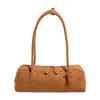 Bolso de Hombro para Mujer Estilo Francés, Bolso tipo Baguette para Salchicha de Nicho, Otoño 2025, Retro, Mate, para el Trabajo, Commuter