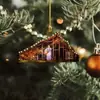 Colgante de Libro de Producto Nuevo Transfronterizo, Colgante Navideño de Acrílico, Decoración de Árbol de Navidad, Colgante Decorativo