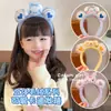 Diadema de Felpa de Dibujos Animados Kulomi para Niños, Banda para la Cabeza de Niña de Otoño e Invierno, Compresión del Cabello, Moño para el Cabello, Ropa para la Cabeza de Bebé