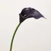 Flor Artificial de Lírio Calla de Alta Qualidade Decoração de Casa Flor Falsa com Toque de PU Material para Arranjo de Flores de Mesa de Jantar de Hotel Flores de Casamento