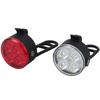 Luces delanteras y traseras para bicicleta transfronterizas nuevas Carga USB juego de luces delanteras y traseras de cuatro luces equipo para ciclismo de montaña