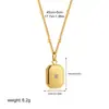 Colar de corrente de contas clipes de moda transfronteiriça Europa e Estados Unidos banhado a ouro 18K aço inoxidável incrustado zircônia lua pingente gota d'água