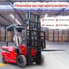 Empilhadeira elétrica Shandong 1 tonelada pequena 2 toneladas de veículo de peso de equilíbrio hidráulico de quatro rodas totalmente elétrico tipo empilhadeira elétrica de 3 toneladas