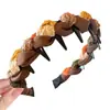 Faixa de cabelo antiderrapante com dentes estilo francês para mulheres, adequada para maquiagem e lavar o rosto, uso diário, presilha alta para cabelo, acessório de cabelo