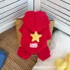 Chaleco Sombrero de Estrella Original Otoño e Invierno Ropa para Perro y Gato Mascota Terciopelo Plus Espesado Cálido Pijama Venta al por Mayor Dropshipping