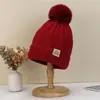 Novo chapéu de lã estilo coreano para mulheres ins japonês doce all-match chapéu pullover estilo equitação à prova de vento forrado com fleece chapéu de tricô para confinamento
