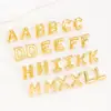 Pendientes de letras de burbuja lisas con baño de cobre y oro real transfronterizos, moda, temperamento, Joker, nuevos pendientes exquisitos, venta al por mayor