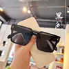 Óculos de Sol Novo Estilo para Homens, Óculos de Sol Punk Tendência para Fotografia de Rua para Mulheres, Estilo Celebridade da Internet, Viseiras de Sol Amarelas Quadradas Avant-Garde Atacado