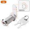 MS102 cerradura de bala pequeña flor de ciruelo caja eléctrica gabinete eléctrico cerradura de cilindro pequeña buzón de comunicación caja de herramientas MS106 cerradura de lengüeta