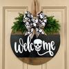 Placa de Porta Fantasma Branco Halloween Transfronteiriça Boo Artesanato de Madeira Decorativo de Alta Qualidade Enfeite Pendurado Decoração de Halloween