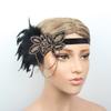 Lowosaiwor Prom Diadema Gatsby Diadema Años 20 Diadema de Plumas Diadema Años 20