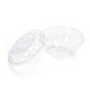 Sanze Hot Transparente PET 700ml/1000ml Tazón de Loto con Caja de Empaque Cortada para Fruta Tazón para Ensalada de Frutas