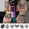 Tatuajes Pequeños para la Mano con Diseños Herbales, Impermeables y de Larga Duración, Diseños Oscuros y Geniales para el Dorso de la Mano y los Hombros, Modernos para Hombres y Mujeres