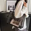 Nuevo bolso MONDAY de PVC transparente, adecuado para supermercados y empaque de ropa, admite impresión personalizada