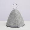 Gorros de Ducha de Fieltro Transfronterizos al por Mayor, Sombreros para Sauna, Gorros Gruesos Absorbentes de Sudor para Secado de Cabello en Sauna, Alfombrillas de Baño, Se Puede Añadir Logo