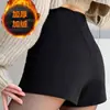 Shorts de Traje Negros para Mujer Primavera y Otoño 2023 Nuevo Conjunto Cintura Alta Adelgazantes Pequeños de Corte A Casual para Combinar Pantalones Cortos