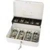Nova Caixa de Dinheiro com Senha Trancável Caixa de Metal Caixa Pequena Grande Capacidade Mealheiro Doméstico Caixa Anti-Roubo Empurra-Puxa