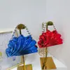 Bolso de Acrílico con Forma de Concha, Moderno y Único, con Cadena de Perlas, Bolso de Mano Brillante, Bolso de Hombro, Bolso Pequeño para Decoración de Fiesta