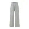 Pantalones Casuales de Forro Polar con Cordón, Nuevos para Otoño e Invierno, Pantalones Mágicos Adelgazantes, Pantalones Rectos de Cintura Alta con Caída, Pantalones Anchos Sueltos para Mujer