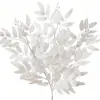 Suministro Transfronterizo de Hojas de Sauce Artificiales Individuales para Decoración de Fiestas, Arreglos de Boda, Arreglos Florales de Hojas Verdes y Plantas Verdes