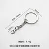 Chaveiro com corrente pendente, disponível em vários tamanhos; chaveiro combinado com corrente e argola; acessórios de ferragem para chaveiros de brinquedo