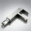 Grifo para lavabo de acero inoxidable 304, agua fría y caliente, grifo de un agujero para lavabo, lavabo de tocador de baño, transfronterizo