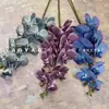 Decoración de Mesa Escandinava de Falenopsis de 9 Cabezas Impresa en 3D Película Floral de Boda Flor Artificial de Falenopsis Accesorios para Fotografía