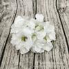 Simulación de 5 cabezas de hortensia de Mallorca, tela de lana, flor de hortensia, ramo real de flores de seda, salón de bodas, camino de fondo de plomo, decoración suave al por mayor