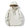 Chaqueta Abrigo para Hombre y Mujer de Primavera y Otoño Ropa de Trabajo Casual para Exteriores Traje de Montañismo Tres en Uno Cortavientos Salpicaduras de Agua Rushtop