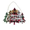 Nuevos Productos Transfronterizos Disponibles Exclusivamente en Amazon Etiquetas Decorativas para Árbol de Navidad Colgantes de Madera para Ventanas Navideñas Manualidades de Madera