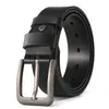 Cinturón de Cuero Estilo Vintage para Hombre Versátil Decorativo de Negocios Cinturón de Moda de Alta Gama para Jeans Hombre Transfronterizo